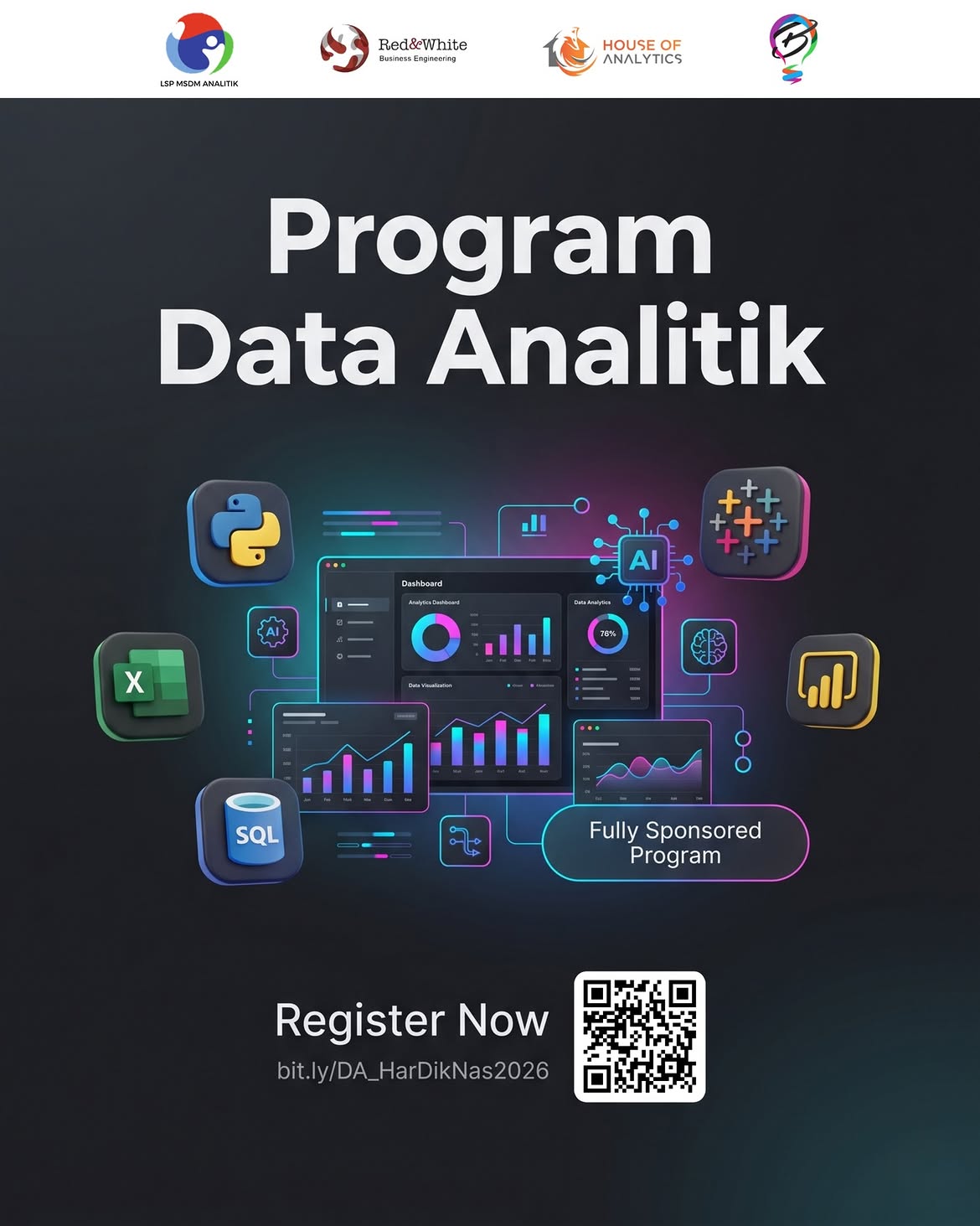 Peluang Emas Karier Data Analytics: Beasiswa Penuh untuk 10 Talenta Terbaik Indonesia